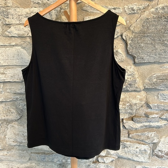 Mixed media top with bling - Picture 2 of 6